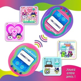 Tamagotchi Uni - Bandai - Modele Rose - Animal de compagnie virtuel connecté avec bracelet montre