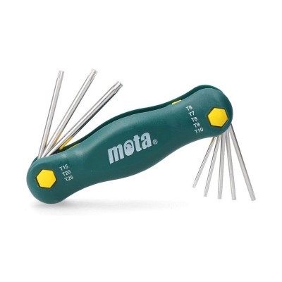 Jeu de clés Torx Mota LR81 Couteau T6-T7-T8-T9-T10-T15-T20-T25