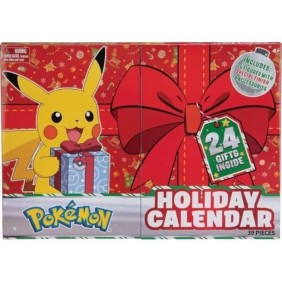 Calendrier de l'Avent Pokémon - BANDAI - 24 figurines inédites - Pour enfant a partir de 4 ans - Figurines aléatoires