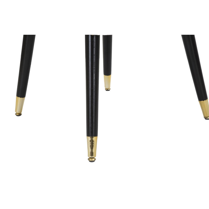 Cadeira Paris Cinza/Dourado – Contraste subtil para uma elegância urbana (62×58×78 cm)
