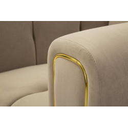 Fauteuil Alma Gris – Sobriété chic et allure moderne (97x81x71 cm)

