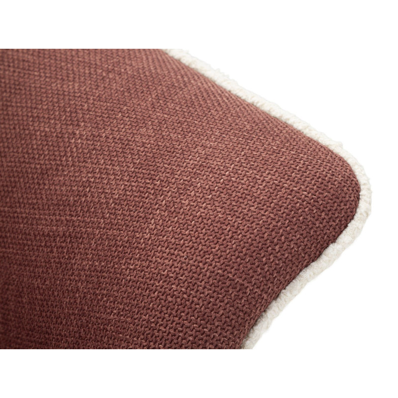 Siena birakaria den besaulkia Borgoña – Diseinu garbia gorri sakonean (83,5×66×80 cm – eserlekuaren altuera 42 cm)
