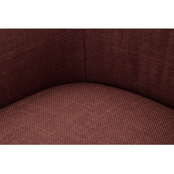 Siena birakaria den besaulkia Borgoña – Diseinu garbia gorri sakonean (83,5×66×80 cm – eserlekuaren altuera 42 cm)
