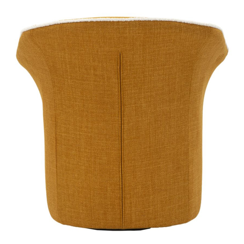 Sedia Girevole Siena Senape – Tocco Contemporaneo in Giallo Senape (83,5×66×80 cm – Altezza Seduta 42 cm)
