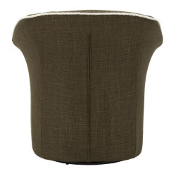 Fauteuil pivotant Siena Vert – Fraîcheur moderne au ton végétal (83,5×66×80 cm – hauteur assise 42 cm)