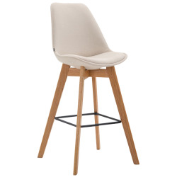 Tabouret de bar Metz tissu...