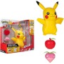 Figurine miniature - BANDAI - Pokémon Pikachu interactif et ses accessoires - Jouet avec lumieres, sons et mouvements - JW3330