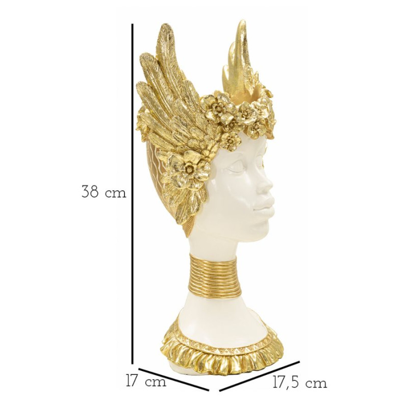 STATUE D'ATHÉNA CM 17,5X17X38