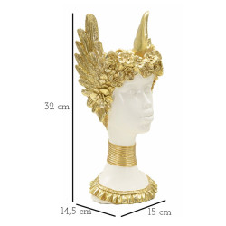 STATUE D'ATHÉNA CM 15X14,5X32