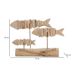POISSON NATURE CM 37X10X24