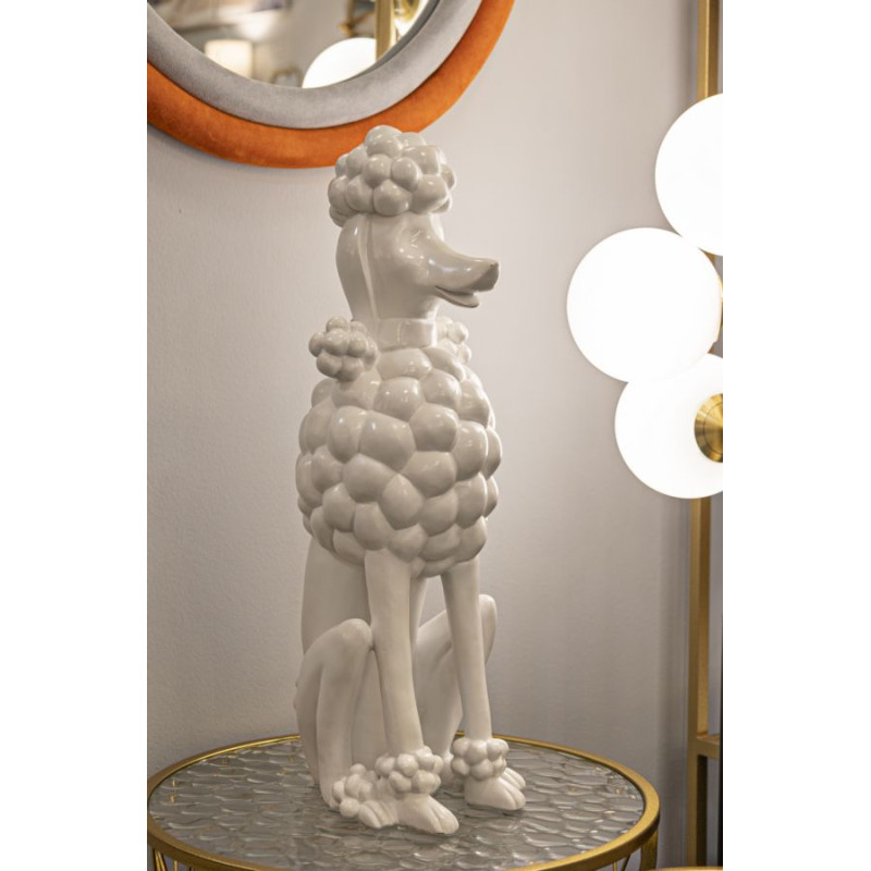CHIEN BLANC CM 20X26X61