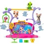 BANDAI - Littlest Pet Shop - Coffret Pets Got Talent - Ensemble de jeu avec 2 animaux, décor et accessoires - BF00558