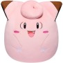 Peluche - BANDAI - Pokémon - Squishmallows 50 cm - Mélofée (Clefairy) - Grande peluche ultra-douce - Licence officielle Pokémon