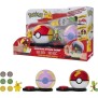 2 Poké Balls avec leur Pokémon et 6 disques d'attaques - BANDAI - Pokémon - Poké Ball attaque surprise Pikachu vs Arcko - Jeu