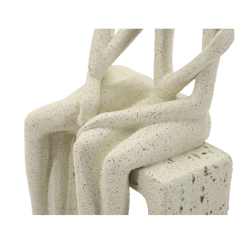 PAIRE DE FIGURINES STONS CM 11,5X9X25