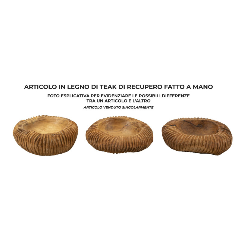 PLATEAU GARIT TECK CM Ø 32X11