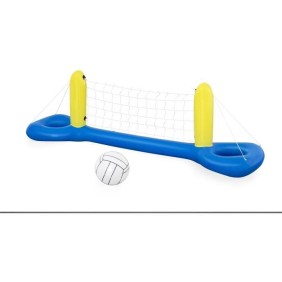 Jeu de piscine gonflable flottant Volley-ball - BESTWAY - 52133 - 244 x 64 x 76 cm