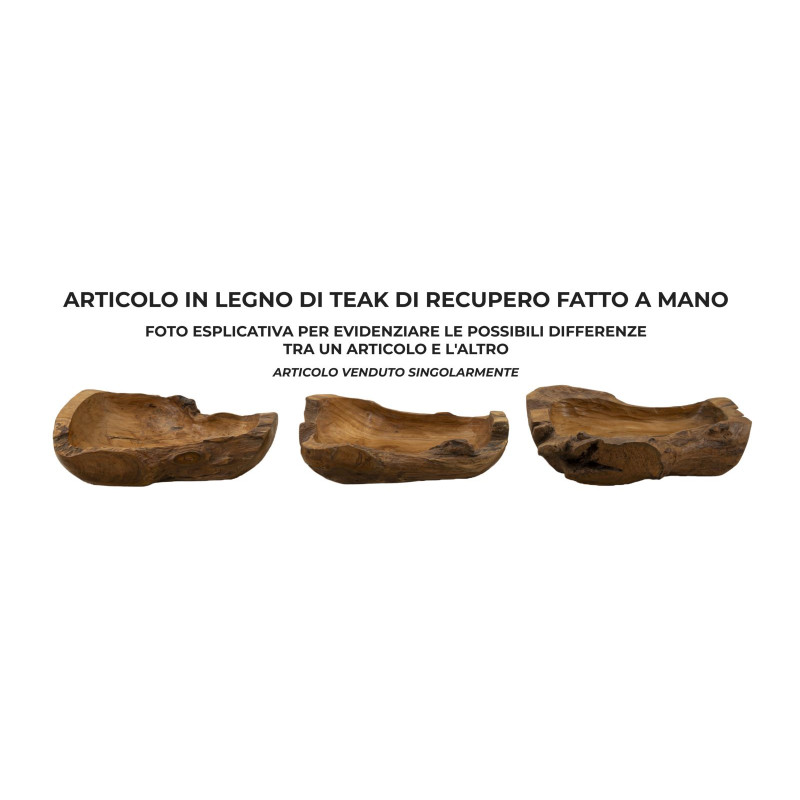 PLATEAU NARRO TECK CM 40X29X10