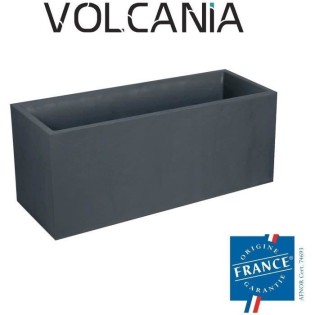 EDA Bac jardiniere Volcania 100 x 40 x 40 cm - 97,6 L - Gris  anthracite