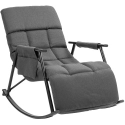 Chaise à bascule en tissu...