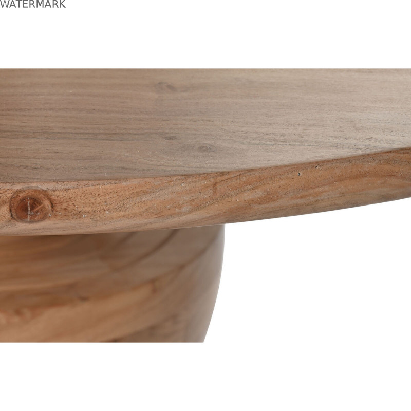 Table de Salle à Manger Home ESPRIT Marron Naturel Acacia 115 x 115 x 76 cm