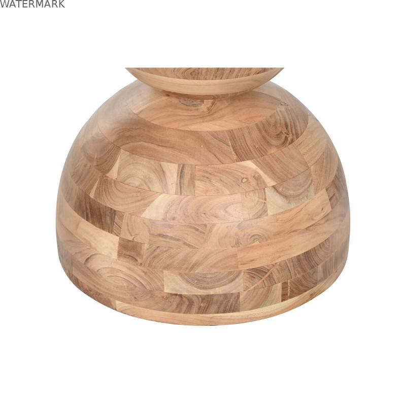 Table de Salle à Manger Home ESPRIT Marron Naturel Acacia 115 x 115 x 76 cm
