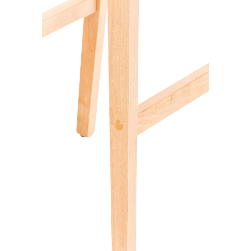 Set 2 sgabelli Hover in tessuto telaio natura marrone