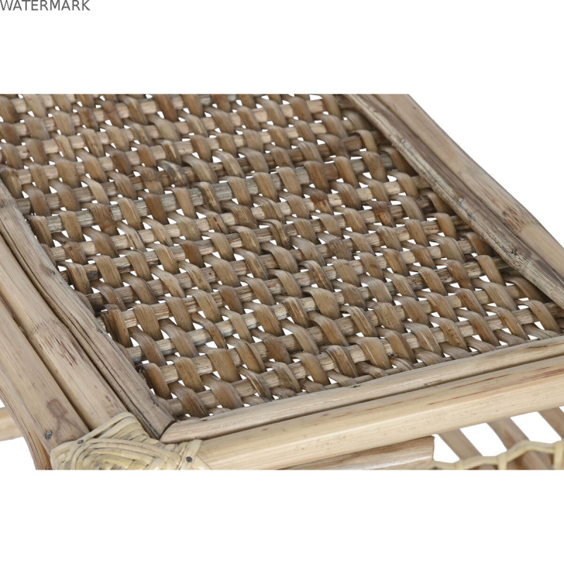 Table Basse Home ESPRIT Naturel Bambou Rotin 76 x 46 x 40 cm
