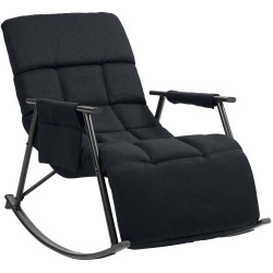 Chaise à bascule en tissu...
