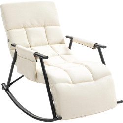 Chaise à bascule en tissu...