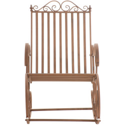 Chaise à bascule Smilla brun