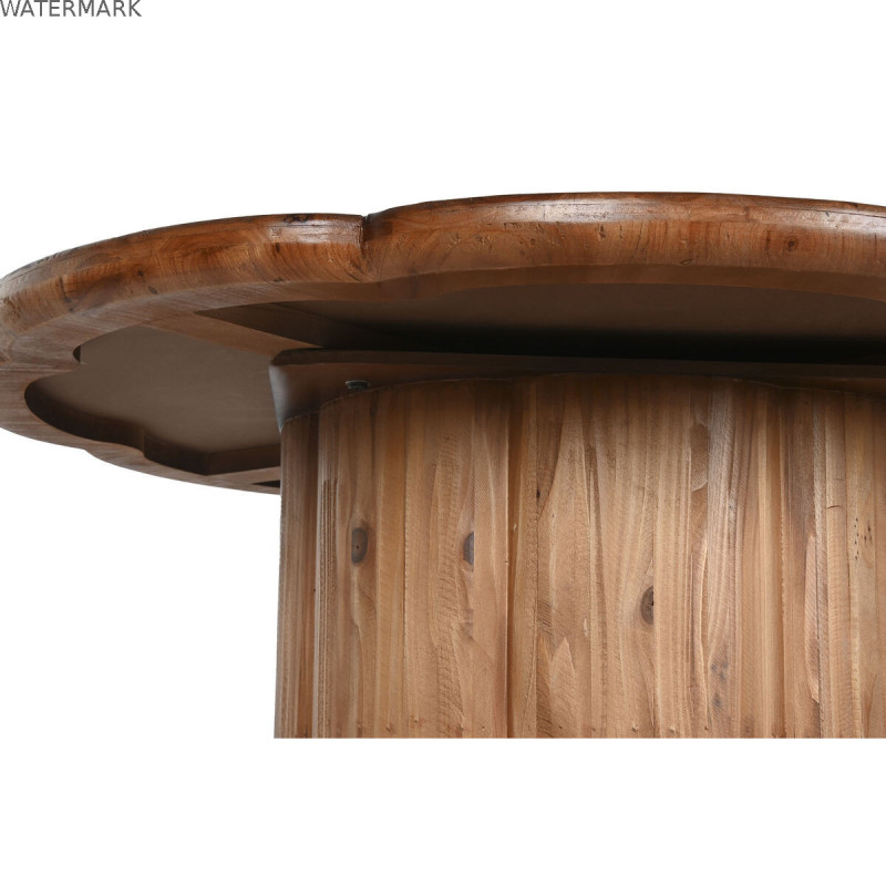 Table de Salle à Manger Home ESPRIT Naturel Bois 100 x 100 x 77 cm