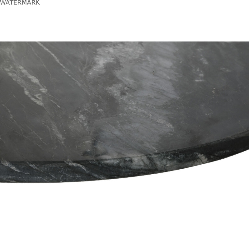 Table de Salle à Manger Home ESPRIT Noir Doré Laiton Marbre 200 x 110 x 76 cm
