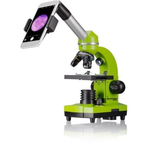 Microscope étudiant BIOLUX SEL - BRESSER JUNIOR - grossissement 40x-1600x - kit d'expérimentation - vert