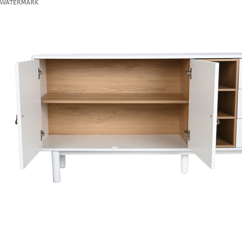 Buffet Home ESPRIT Blanc Naturel 180 x 40 x 75 cm