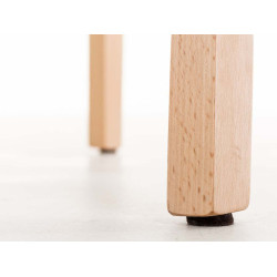 Lot de 2 tabourets de bar Hoover Natura blanc