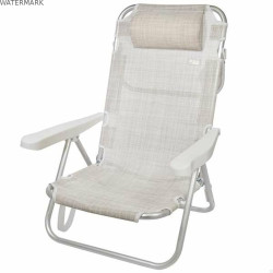 Chaise Pliante Colorbaby Blanc 48 x 46 x 84 cm Plage