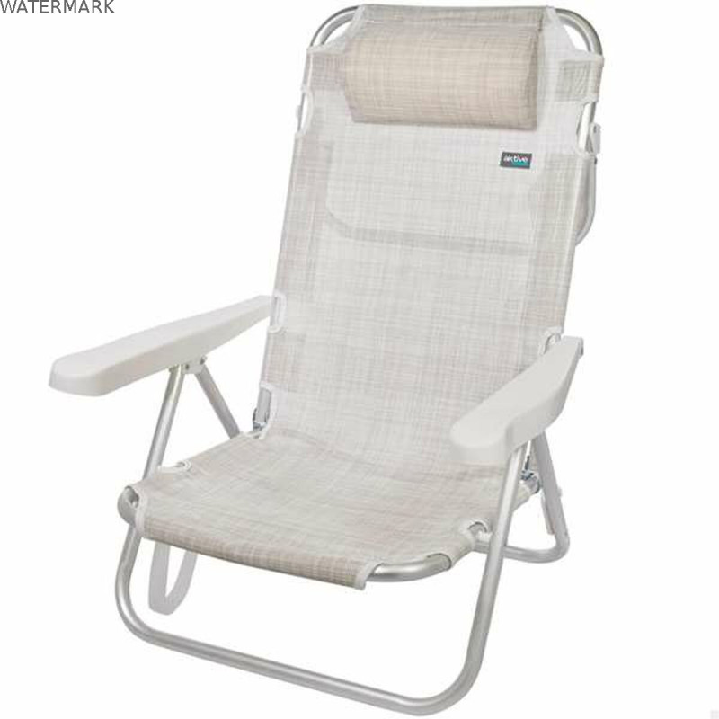 Chaise Pliante Colorbaby Blanc 48 x 46 x 84 cm Plage