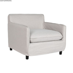 Fauteuil Home ESPRIT Beige 85 x 85 x 74 cm