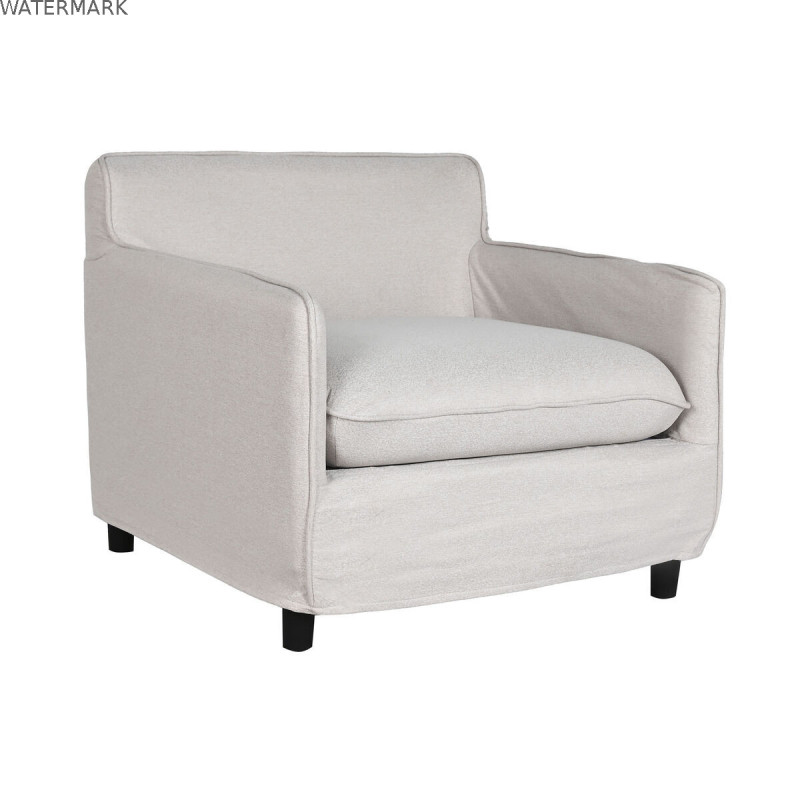 Fauteuil Home ESPRIT Beige 85 x 85 x 74 cm