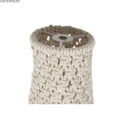 Écran de lampe Home ESPRIT Naturel Boho 40 x 40 x 42 cm