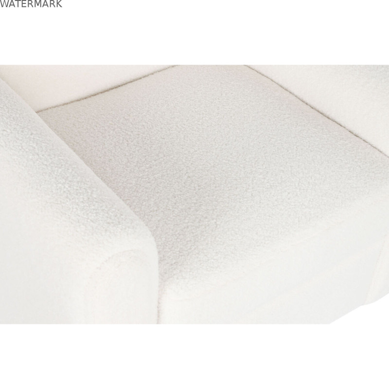 Siège DKD Home Decor Blanc Polyester Bois 79 x 72 x 86 cm