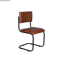 Chaise Home ESPRIT Marron Noir 47 x 50 x 88 cm