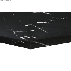 Table Basse Home ESPRIT Noir Bois MDF 90 x 90 x 35 cm