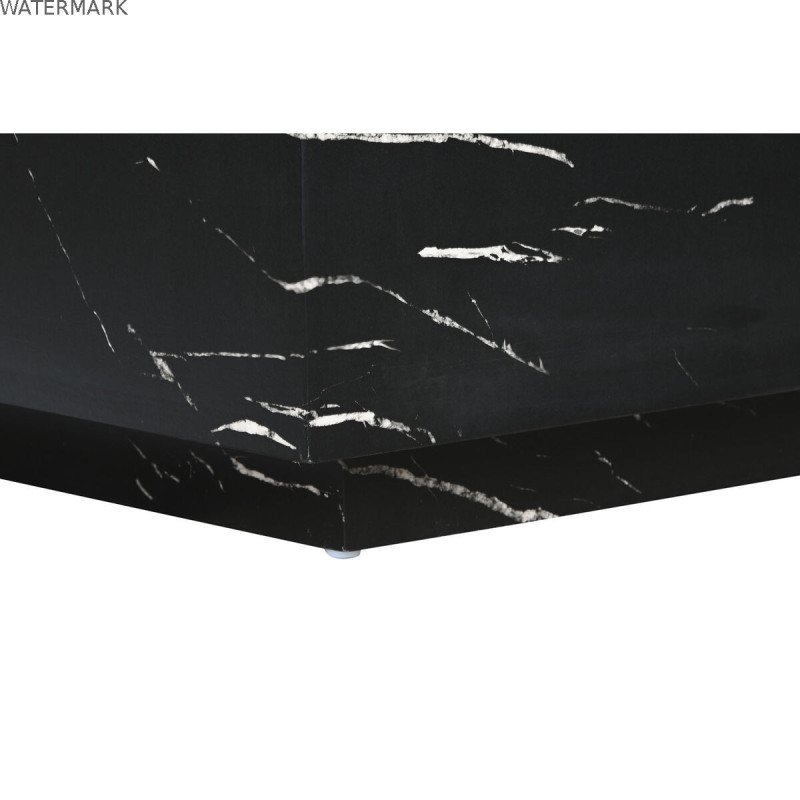 Table Basse Home ESPRIT Noir Bois MDF 90 x 90 x 35 cm