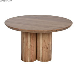 Table Basse Home ESPRIT Marron Naturel Bois d'acacia 80 x 80 x 45 cm