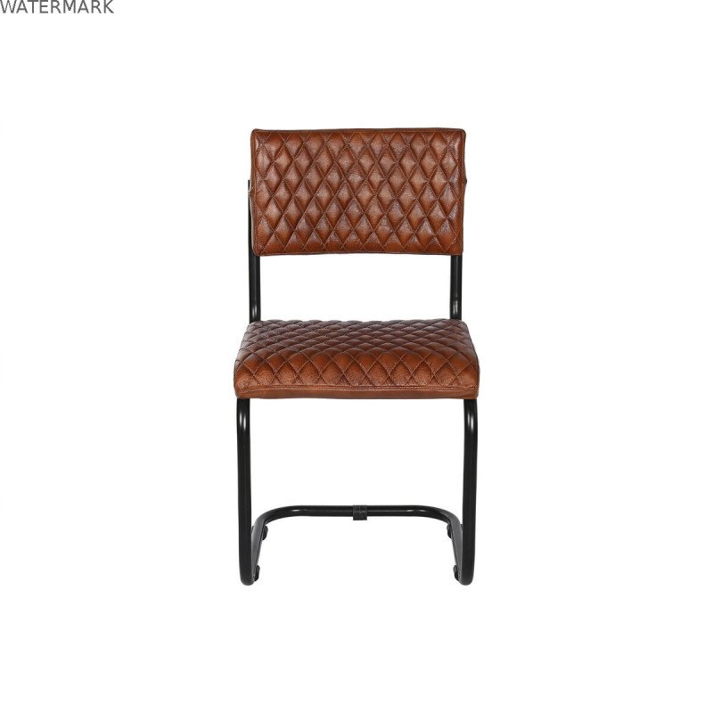 Chaise Home ESPRIT Marron Noir 47 x 50 x 88 cm