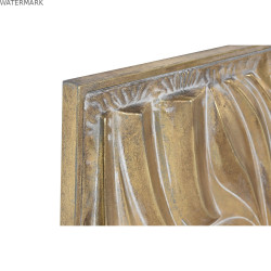 Décoration murale Home ESPRIT Doré 94,5 x 4,5 x 94,5 cm (2 Unités)