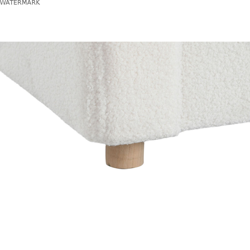 Siège DKD Home Decor Blanc Polyester Bois 79 x 72 x 86 cm