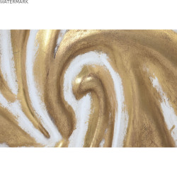Décoration murale Home ESPRIT Doré 94,5 x 4,5 x 94,5 cm (2 Unités)